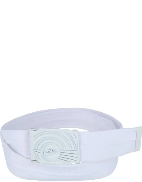 Ribbed Web Belt With Dunk Inspired Buckle