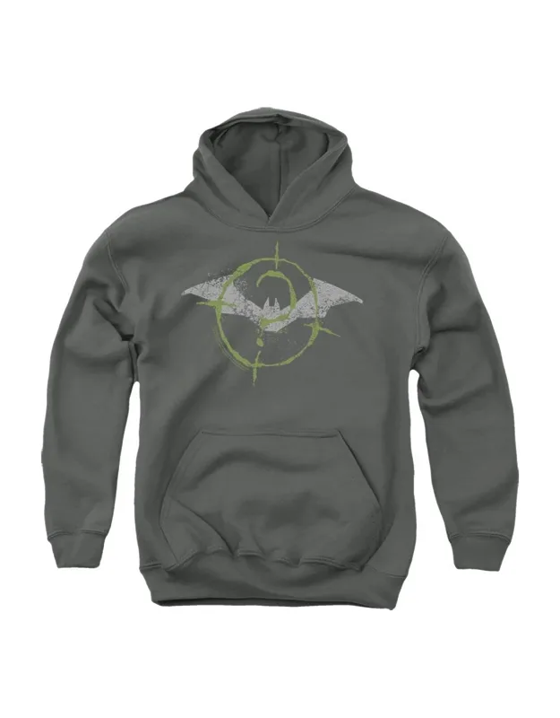 The Batman Scribbles Bat Logo Pullover Hoodie