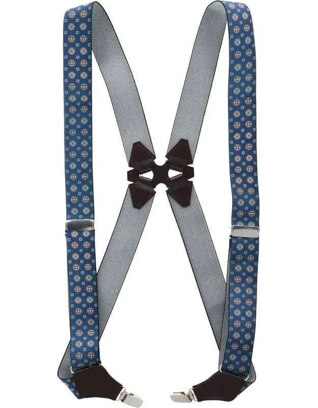 Elastic Printed Dress Suspenders