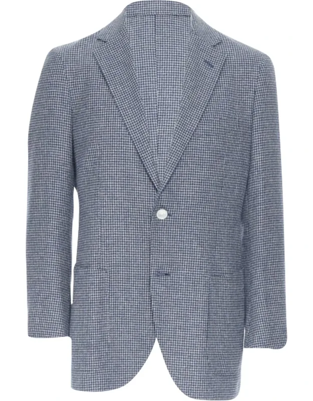 Wool Blend Double Button Blazer
