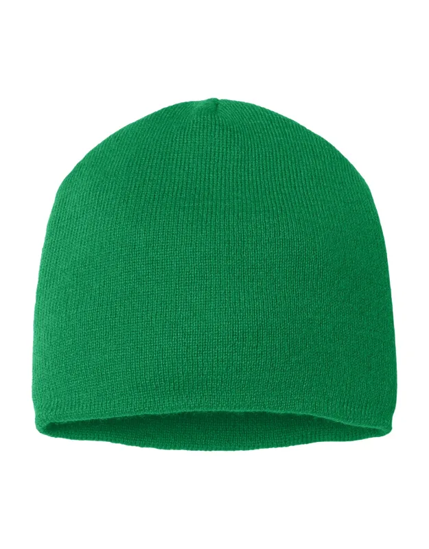 Beanie - 100% Acrylic, 8 1/2" Knit