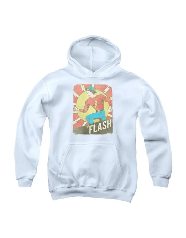 Flash Tattered Poster Pullover Hoodie