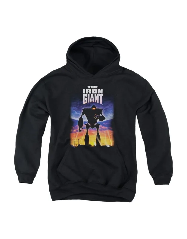 Iron Giant Poster Hoodie - Stylish For Everyday Wear, 50% Cotton And 50% Polyester
