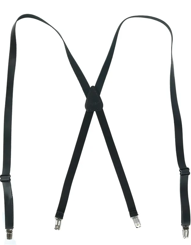 Coated Leather Clip-end 3/4 Inch Suspender