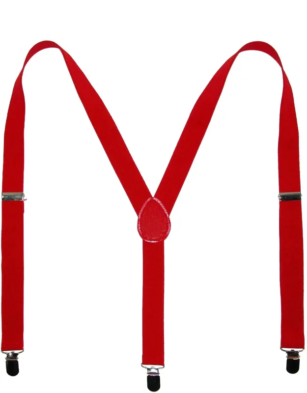 Elastic Solid Clip-end Suspender