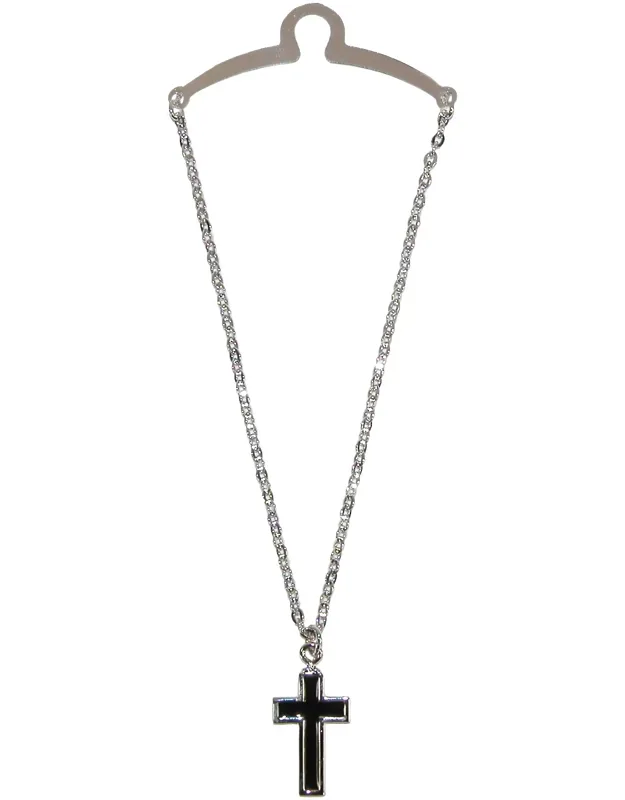 Cross Pendant Tie Chain
