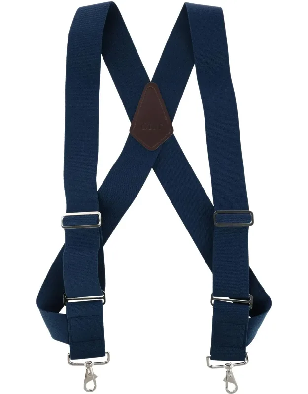 Elastic Side Clip Metal Swivel Hook Trucker Suspenders