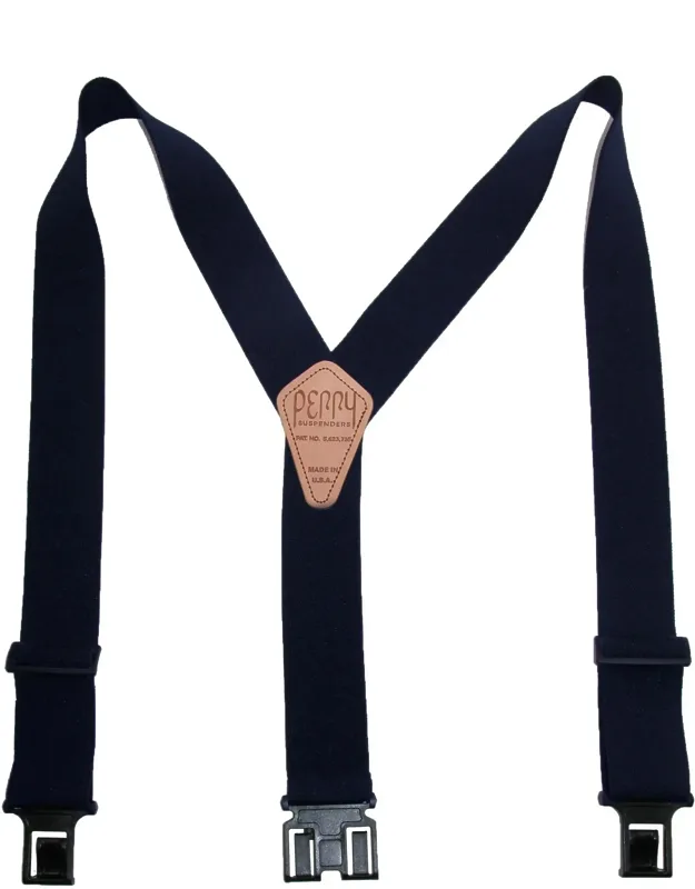 Elastic 2 Inch Wide Hook End Suspenders (tall Available)