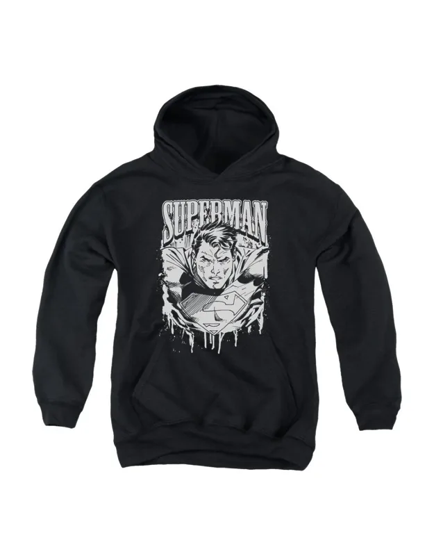 Superman Super Metal Pull Over Hoodie