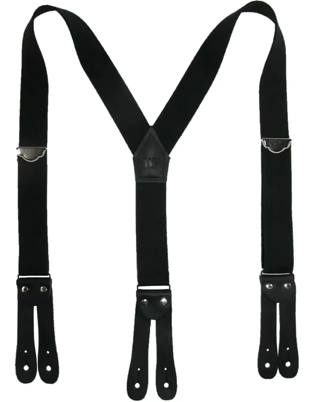 Big & Tall Elastic Button-end Y-back Suspenders