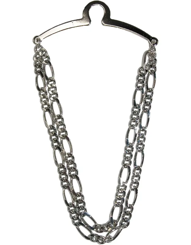 Double Figaro Style Link Tie Chain
