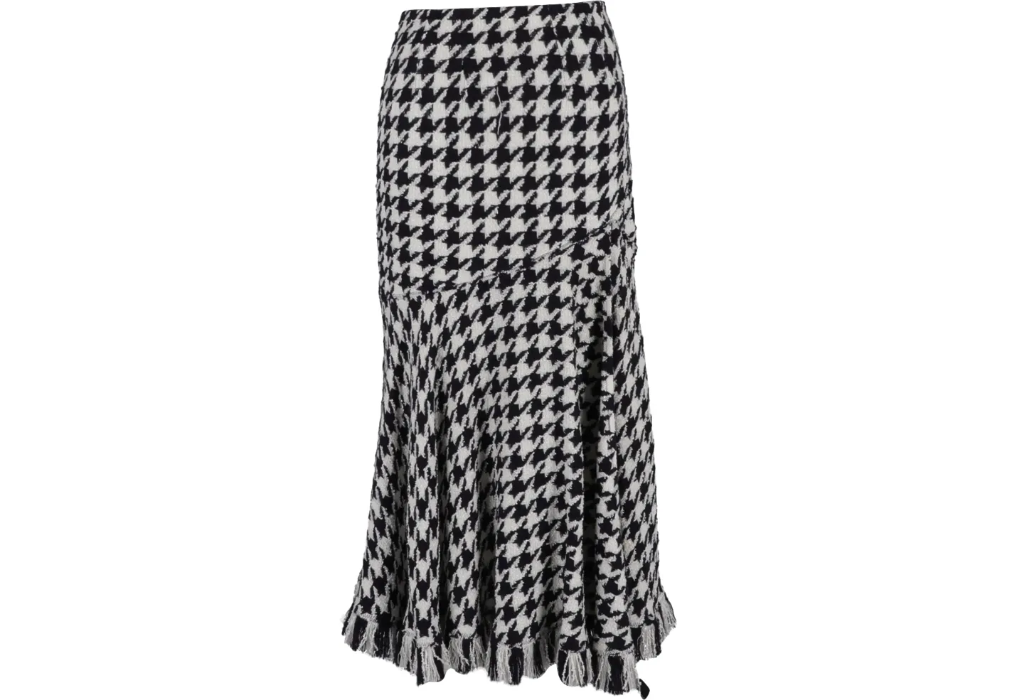 Patterned Midi Skirt