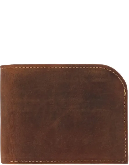Vintage Hunter Leather Curved Front Pocket Wallet