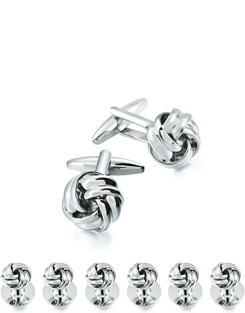 Classic Knot Tie Cufflink Set