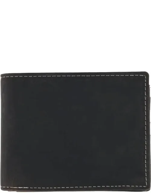 Leather Expandable Bill Slot Bifold Wallet