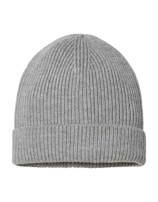 Sustainable Fine Rib Cuffed Beanie