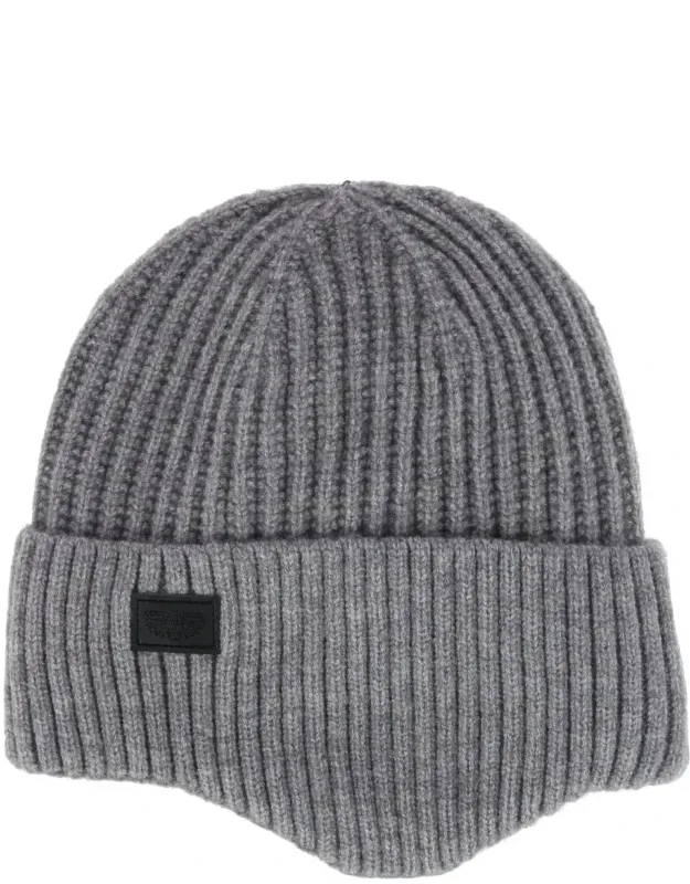 Sherpa Lined Cable Knit Beanie With Ear Flap - Ultimate Comfort And Warmth