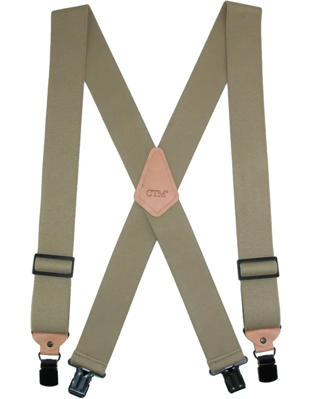 Heavy Duty Clip-end Work Suspenders