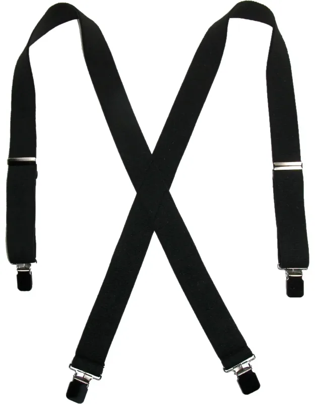Terry Casual Elastic Clip-end Suspenders