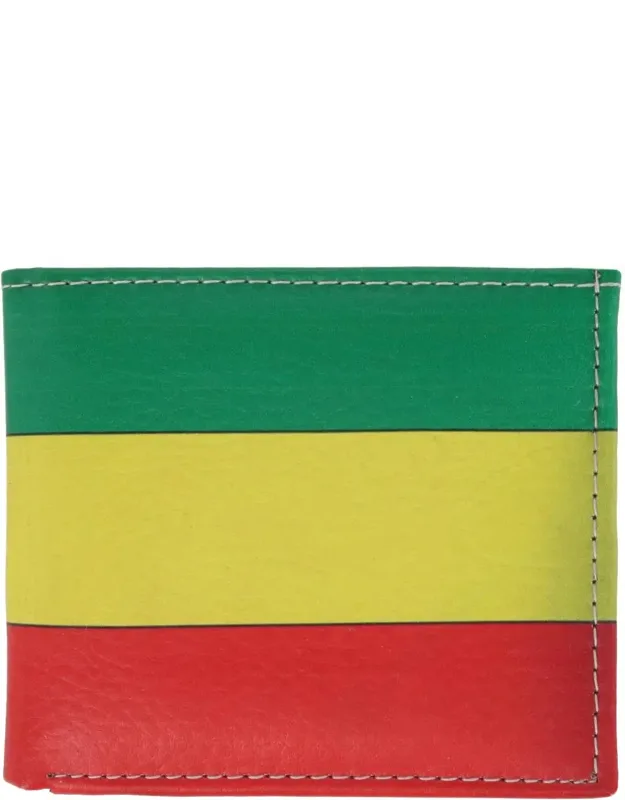 Rastafarian Flag Bifold Wallet