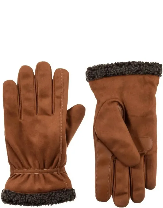 Recycled Microsuede And Berber Gloves