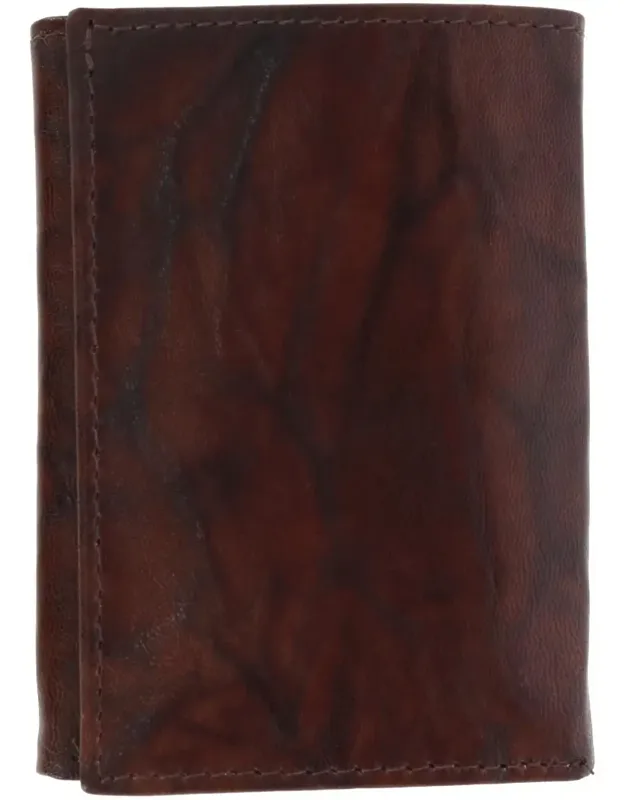Dakota Leather Rfid Trifold Wallet