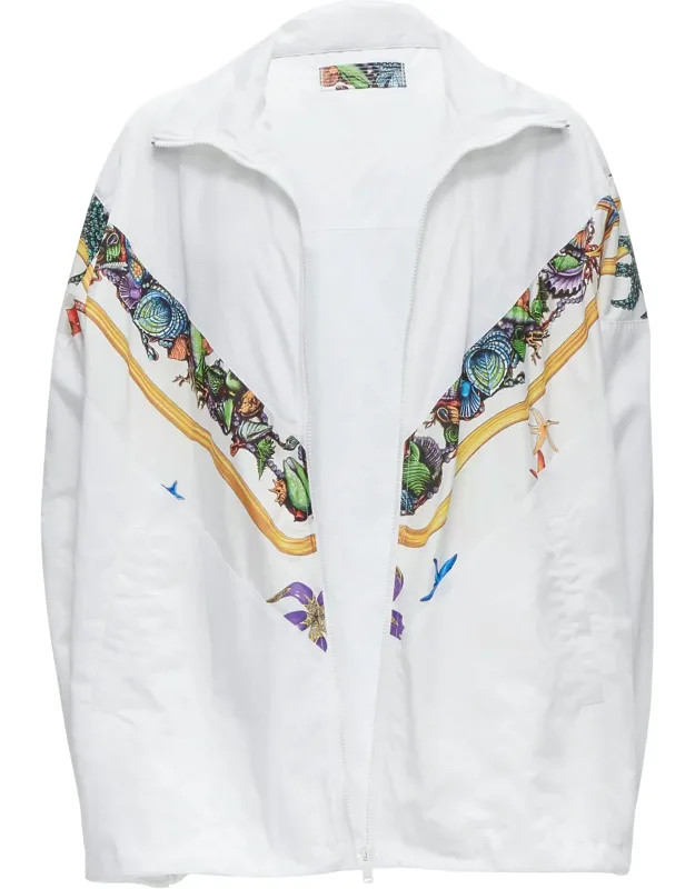 Tresor De La Mer Starfish Track Jacket - Oversized Fit, Zip Closure