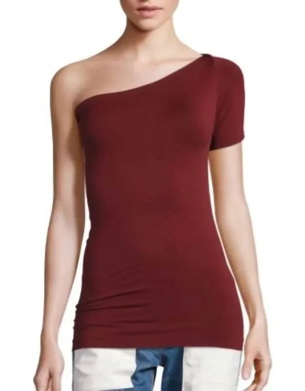 One Shoulder Tee