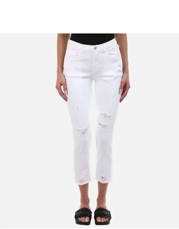 Classic Mid Rise Stretch Denim Skinny Jeans