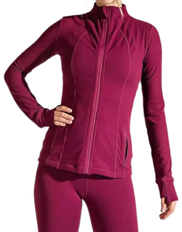 Athleisure Zipper Jacket