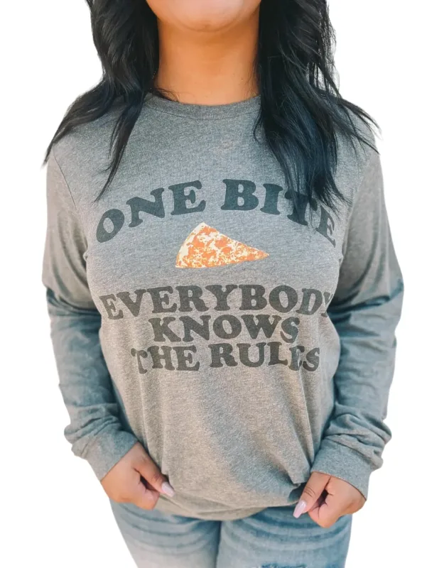 One Bite Long Sleeve Tee