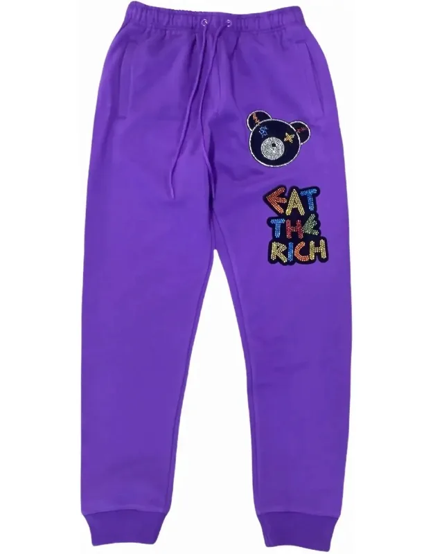 Eat The Rich Bear Sweatpants
