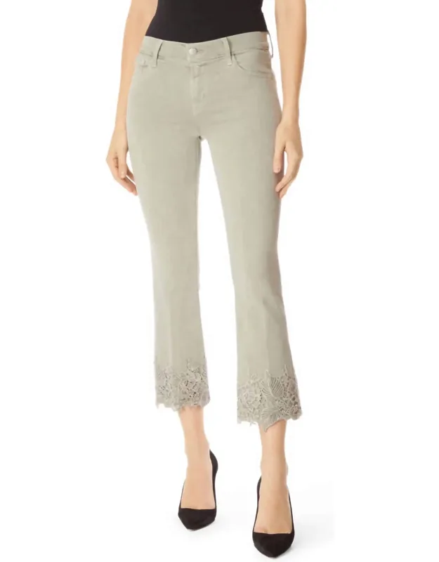 Selena Mid Rise Crop Jeans