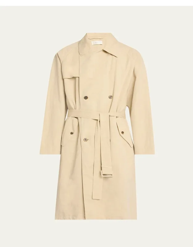 Rainard Cotton-linen Trench Coat
