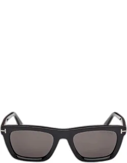 Lelio Acetate Square Sunglasses