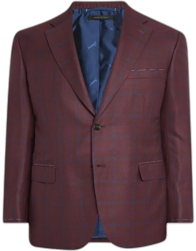 Wool Plaid Sport Coat