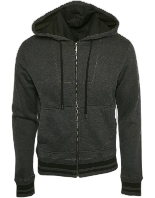 Cotton Knit Zip-up Hoodie