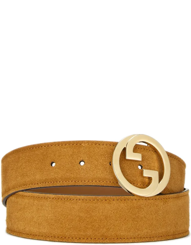 Brown Suede Blondie Belt