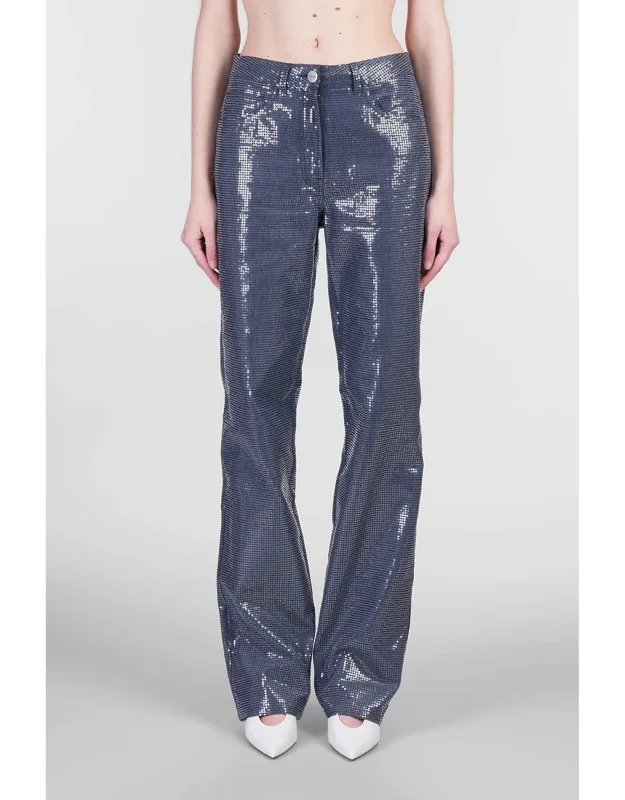 Mvp Wardrobe Jeans In Cotton With Frontal Closure And Five Pockets