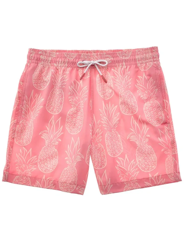 Pineapple Outline Swim Shorts