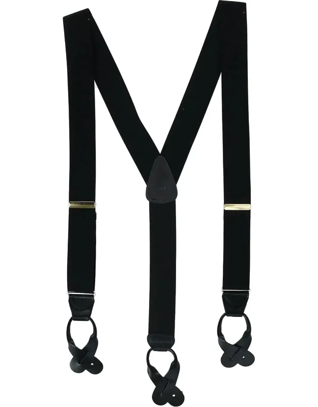 Elastic Button End Suspenders