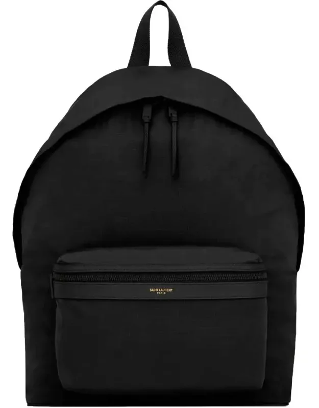 City Backpack In Nylon Ripstop And Leather Bag