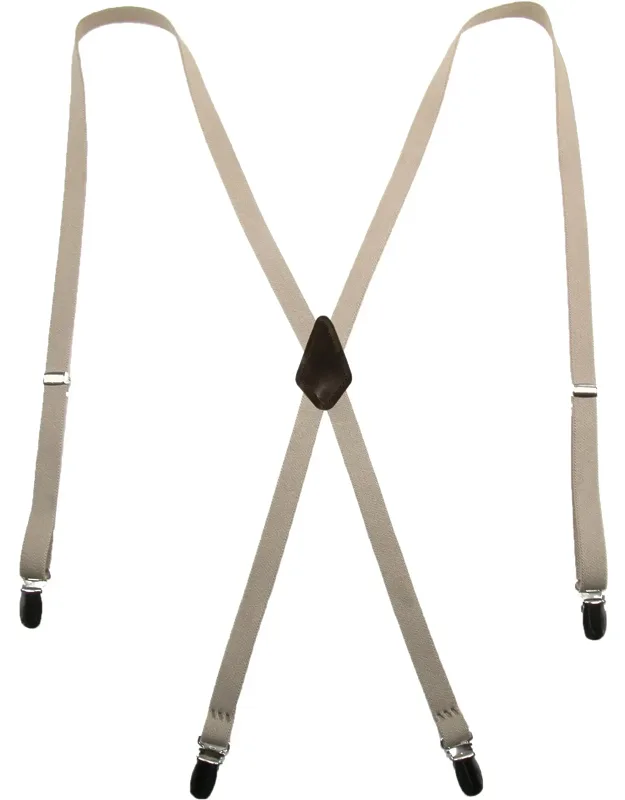 Elastic Clip-end 1/2 Inch Skinny Urban Suspenders