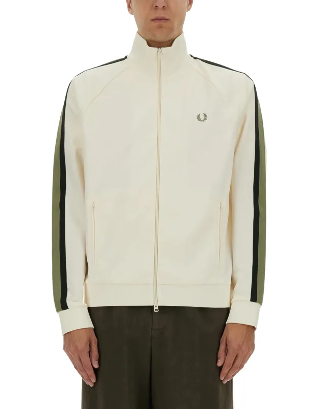 Track Jacket With Two-color Webbing