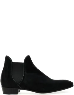 Calf Hair Ankle Boots