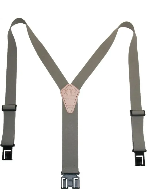 Elastic 1.5 Inch Wide Hook End Suspenders