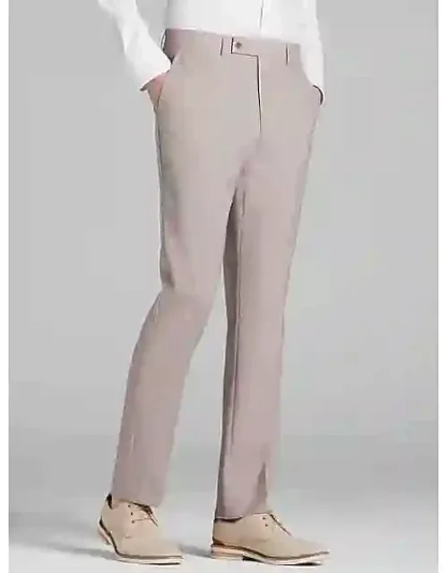 Slim Fit Xfit Flat Front Suit Pants