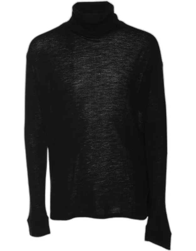 Wool Turtle Neck Knit Sweater