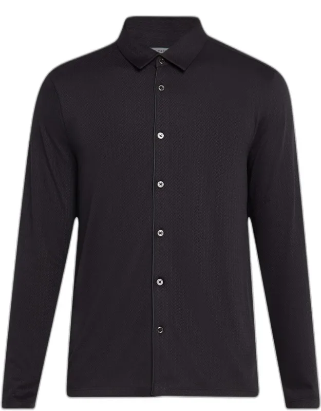 Caserta Chevron Button-down Shirt