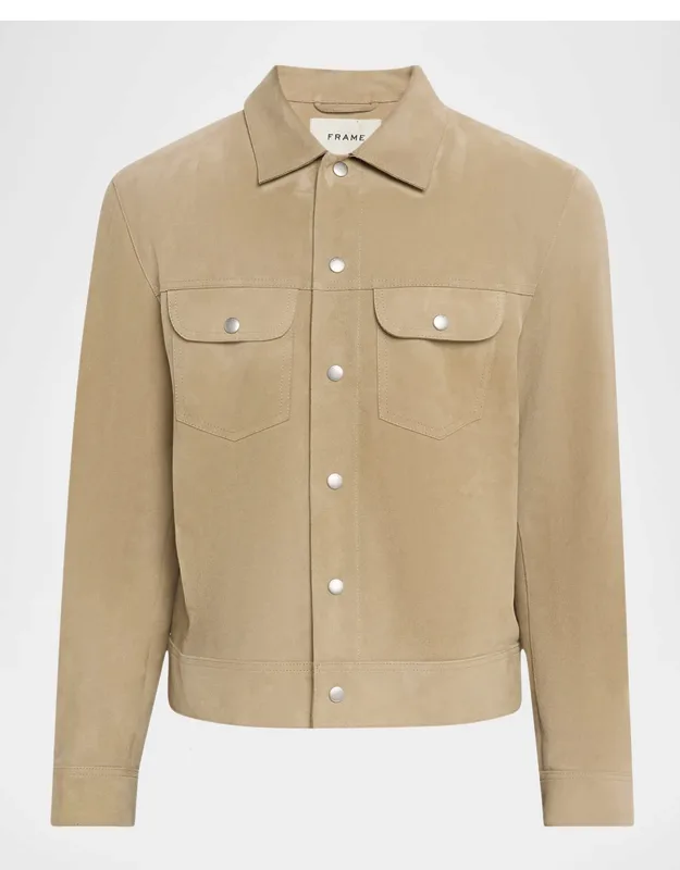 Suede Trucker Jacket